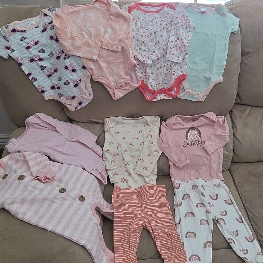 Kids Rainbow and Stripes Matching Set